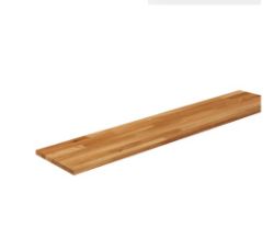 NATURAL OAK SHELF 27 X 300MM X 1200MM RRP £44