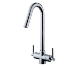 WICKES NYOS MONO MIXER KITCHEN SINK TAP CHROME RRP £65