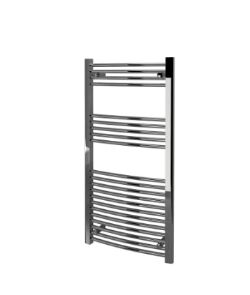 KUDOX CURVED TOWEL RADIATOR - CHROME 600 X 1200 MM RRP £115