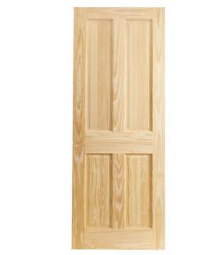 WICKES SKIPTON CLEAR PINE 4 PANEL INTERNAL DOOR - 1981 X 838MM RRP £85