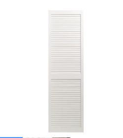 WICKES INTERNAL CLOSED LOUVRE DOOR WHITE PRIMED 1829 X 533MM RRP £76