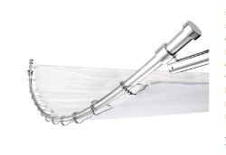 CROYDEX LUXURY CURVED SHOWER CURTAIN RAIL RRP £35