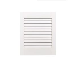 WICKES INTERNAL CLOSED LOUVRE DOOR WHITE PRIMED 457 X 381MM RRP £25