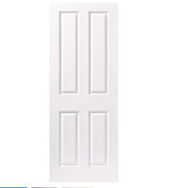WICKES CHESTER INTERNAL FIRE DOOR WHITE GRAINED MOULDED 4 PANEL 1981 X 762MM RRP £110