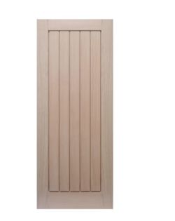 WICKES INTERNAL COTTAGE FIRE DOOR OAK VENEER 5 PANEL 1981 X 762MM RRP £209