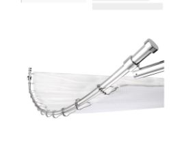 CROYDEX LUXURY CURVED SHOWER CURTAIN RAIL RRP £35