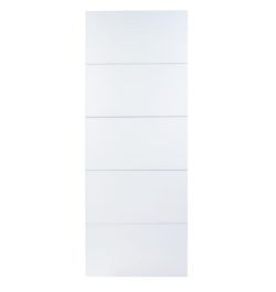 WICKES HALIFAX INTERNAL FIRE DOOR WHITE MOULDED 5 PANEL 1981 X 762MM RRP £115