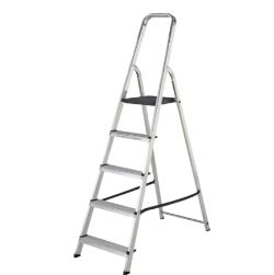 WERNER HIGH HANDRAIL 5 TREAD ALUMINIUM STEPLADDER RRP £64