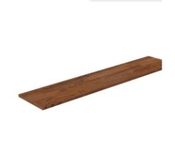 SMOKED BROWN OIL RUSTIC OAK SHELF 22 X 230MM X 900MM RRP £20