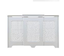 WINTHER BROWNE DERWENT ADJUSTABLE WHITE RADIATOR COVER - MEDIUM TO LARGE RRP £125