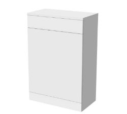 TOILET UNIT WHITE GLOSS WITH CONCEALED CISTERN 550MM RRP £94