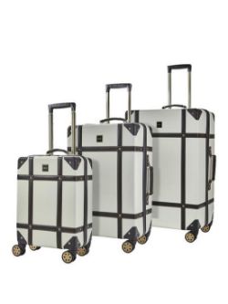 VINTAGE 8-WHEEL SUITCASES 3 PIECE SET -RRP £320