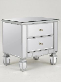 MIRAGE 2 DRAWER BEDSIDE RRP £149