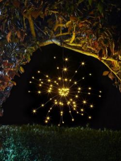 STARBURST SOLAR GARDEN PENDANT LIGHT RRP £15
