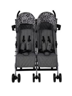 GREY MELANGE AND LEOPARD MB11 DOUBLE STR RRP £150