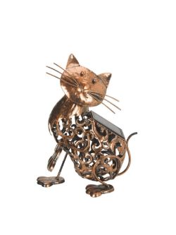 METAL SOLAR CAT LIGHT RRP £15