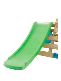 OUTDOOR WOODEN CLIMB & SLIDE RRP £250