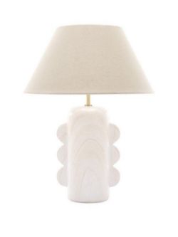 SCALLOPED EDGE TABLE LAMP RRP £60