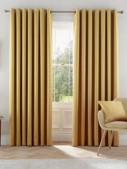 EDEN LINED CURTAINS 66X72 RRP £58