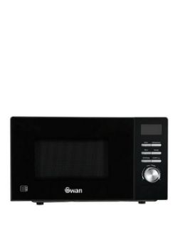 SWAN 20L 700W DIGITAL MICROWAVE- BLACK RRP £64