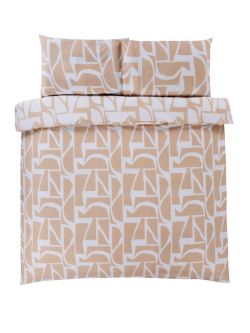 CASA SHAPES REVERSIBLE TWIN PACK BEDDING RRP £20