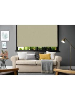 PLAIN BLACKOUT ROLLER BLIND 120X160 RRP £20