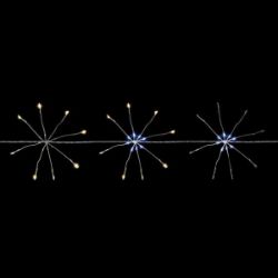 20CM TREE SPARKLE LIGHT 128 ICE / WARM WHITE LED MULTI-ACTION CHRISTMAS XMAS