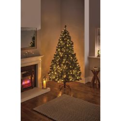 PREMIER PRE-LIT 6.8FT NORDIC FIR CHRISTMAS TREE - GREEN