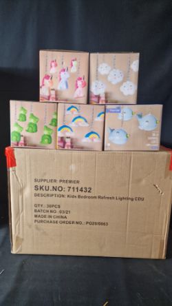 PREMIER BRANDED PRODUCTS KIDS NOVELTY LIGHTS X30 SETS OF 10 LED BAT OPPERATED RRP £600