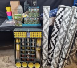 BRANDED PREMIER SUMMER CLEARANCE STOCK RUGS, CANDLES, LIGHTS, TORCHES +MORE! RRP £1800