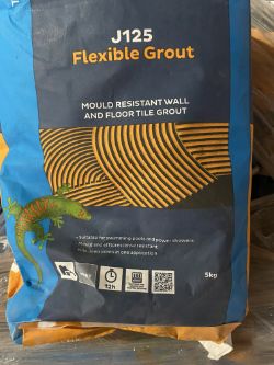 190X BOSTIK J125 FLEXIBLE GROUT GREY 5KG