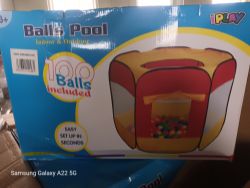 PALLET OF 32 X POP UP TENT WITH 100PCS BALL SETS - RRP £330