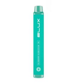 10 X ELUX BAR 600 PUFF DISPOSABLE - 20MG - BLUEBERRY BUBBLEGUM