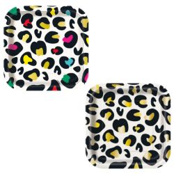 1000 PACKS OF LEOPARD PRINT PLATES, ASSORTMENT OF 2 SIZES AND COLOURS, RRP £10,000