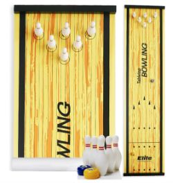 534 PCS ELITE SPORTZ TABLETOP BOWLING GAME FOR ADULTS & KIDS, HOME & TRAVEL, XMAS GIFT RRP £6829.86