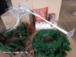 PALLET OF MIXED CHRISTMAS DECORATIONS