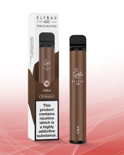 50 X ELF BAR COLA DISPOSABLE VAPE ECIGS
