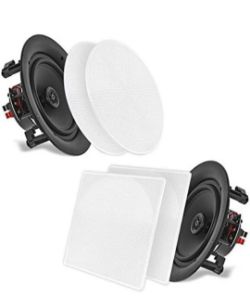 24 BOXES OF 2 X PYLE PDIC66 - 200 W 6.5-INCH IN-CEILING 2-WAY FLUSH DUAL STEREO SPEAKERS - RRP £1150