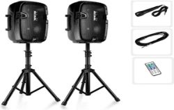 BRAND NEW - MIXED PALLET CONTAINING SPEAKERS, MEGAPHONES AND MORE