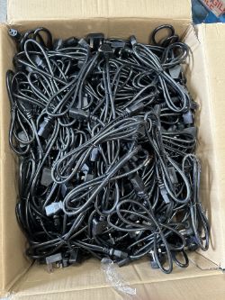 JOB LOT - BOX FULL OF KETTLE LEAD 13A (AROUND 150)