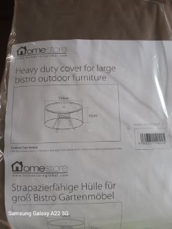 PALLET OF 70 HEAVY DUTY BROWN OUTDOOR FURNITURE COVERS - RRP £1500