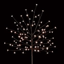 PREMIER - 96 LED CHERRY TREE 1.5M WHITE