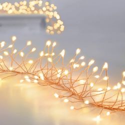 288 LARGE LEDS ULTRABRIGHTS MULTI-ACTION CHRISTMAS GARLAND WARM WHITE