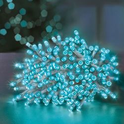 PREMIER 360 LED MULTI-ACTION SUPABRIGHTS CHRISTMAS TREE LIGHTS TIMER - TURQUOISE