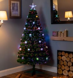 PREMIER 1.5M CHRISTMAS TREE FIBRE OPTIC