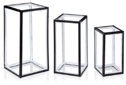 PREMIER NEON RECTANGLE CUBES CHRISTMAS DECORATION WHITE
