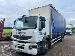 2008 RENAULT PREMIUM 240 RIGID CURTAINSIDER TRUCK
