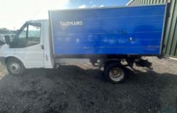 2009 FORD TRANSIT 350 MWB TIPPER: READY FOR HEAVY DUTY- 141K MILES **(NO VAT ON HAMMER)**