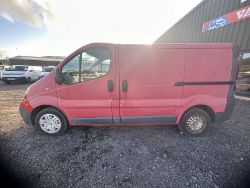 2008 RED NISSAN PRIMASTAR - DIESEL WORKHORSE MOT APRIL 2024 - NO VAT ON HAMMER