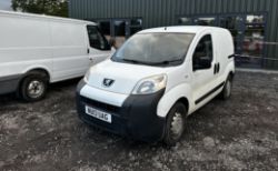 2013 PEUGEOT BIPPER PANEL VAN: HONEST AND AFFORDABLE - MOT - JAN 2024 - NO VAT ON HAMMER
